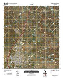 Pearsall North Texas Historical topographic map, 1:24000 scale, 7.5 X 7.5 Minute, Year 2010