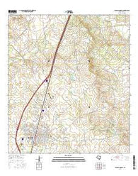 Pearsall North Texas Current topographic map, 1:24000 scale, 7.5 X 7.5 Minute, Year 2016