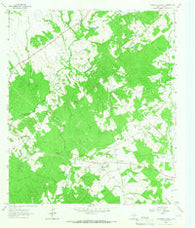 Pearsons Chapel Texas Historical topographic map, 1:24000 scale, 7.5 X 7.5 Minute, Year 1964