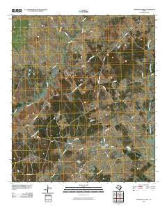 Pearsons Chapel Texas Historical topographic map, 1:24000 scale, 7.5 X 7.5 Minute, Year 2010