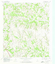 Pecan Creek Texas Historical topographic map, 1:24000 scale, 7.5 X 7.5 Minute, Year 1961