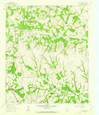 Pecan Creek Texas Historical topographic map, 1:24000 scale, 7.5 X 7.5 Minute, Year 1961
