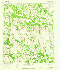 Pecan Creek Texas Historical topographic map, 1:24000 scale, 7.5 X 7.5 Minute, Year 1961