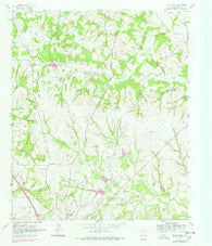 Pecan Creek Texas Historical topographic map, 1:24000 scale, 7.5 X 7.5 Minute, Year 1961