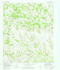 Pecan Creek Texas Historical topographic map, 1:24000 scale, 7.5 X 7.5 Minute, Year 1961