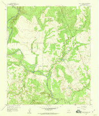 Pecan Crossing Texas Historical topographic map, 1:24000 scale, 7.5 X 7.5 Minute, Year 1959