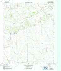 Pecan Gap Texas Historical topographic map, 1:24000 scale, 7.5 X 7.5 Minute, Year 1964
