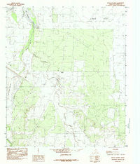 Pecan Station Texas Historical topographic map, 1:24000 scale, 7.5 X 7.5 Minute, Year 1984