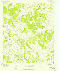 Pecan Wells Texas Historical topographic map, 1:24000 scale, 7.5 X 7.5 Minute, Year 1956