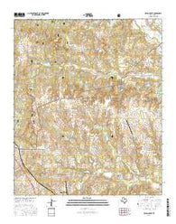 Pecan Creek Texas Current topographic map, 1:24000 scale, 7.5 X 7.5 Minute, Year 2016