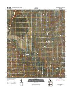 Pecan Crossing Texas Historical topographic map, 1:24000 scale, 7.5 X 7.5 Minute, Year 2012