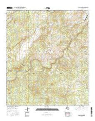 Pecan Springs Texas Current topographic map, 1:24000 scale, 7.5 X 7.5 Minute, Year 2016