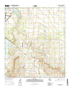 Pecan Station Texas Current topographic map, 1:24000 scale, 7.5 X 7.5 Minute, Year 2016