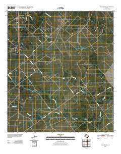 Peck Branch Texas Historical topographic map, 1:24000 scale, 7.5 X 7.5 Minute, Year 2010