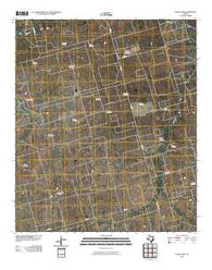 Pecks Lake Texas Historical topographic map, 1:24000 scale, 7.5 X 7.5 Minute, Year 2010
