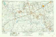 Pecos Texas Historical topographic map, 1:250000 scale, 1 X 2 Degree, Year 1954