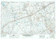 Pecos Texas Historical topographic map, 1:250000 scale, 1 X 2 Degree, Year 1954