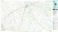 Pecos Texas Historical topographic map, 1:100000 scale, 30 X 60 Minute, Year 1986