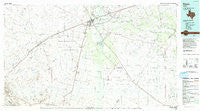 Pecos Texas Historical topographic map, 1:100000 scale, 30 X 60 Minute, Year 1986