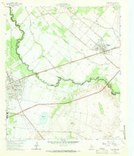 Pecos East Texas Historical topographic map, 1:24000 scale, 7.5 X 7.5 Minute, Year 1963