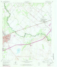 Pecos East Texas Historical topographic map, 1:24000 scale, 7.5 X 7.5 Minute, Year 1963