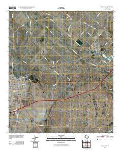 Pecos East Texas Historical topographic map, 1:24000 scale, 7.5 X 7.5 Minute, Year 2010