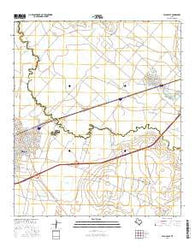 Pecos East Texas Current topographic map, 1:24000 scale, 7.5 X 7.5 Minute, Year 2016