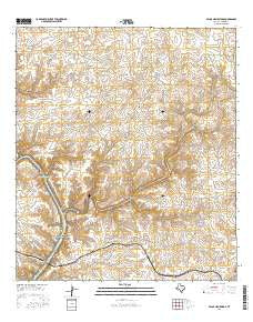 Pecos High Bridge Texas Current topographic map, 1:24000 scale, 7.5 X 7.5 Minute, Year 2016