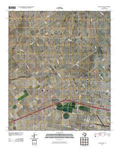 Pecos West Texas Historical topographic map, 1:24000 scale, 7.5 X 7.5 Minute, Year 2010