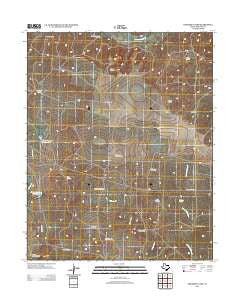 Pedarosa Camp Texas Historical topographic map, 1:24000 scale, 7.5 X 7.5 Minute, Year 2012