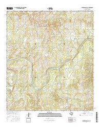 Pedernales Falls Texas Current topographic map, 1:24000 scale, 7.5 X 7.5 Minute, Year 2016