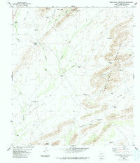 Pena Blanca Mountains Texas Historical topographic map, 1:24000 scale, 7.5 X 7.5 Minute, Year 1983