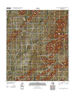 Pena Blanca Mountains Texas Historical topographic map, 1:24000 scale, 7.5 X 7.5 Minute, Year 2012