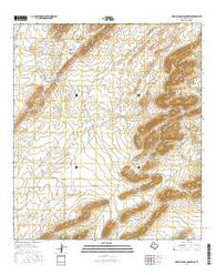 Pena Blanca Mountains Texas Current topographic map, 1:24000 scale, 7.5 X 7.5 Minute, Year 2016
