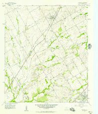 Penelope Texas Historical topographic map, 1:24000 scale, 7.5 X 7.5 Minute, Year 1956
