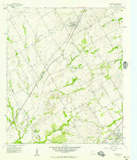 Penelope Texas Historical topographic map, 1:24000 scale, 7.5 X 7.5 Minute, Year 1956