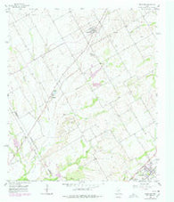 Penelope Texas Historical topographic map, 1:24000 scale, 7.5 X 7.5 Minute, Year 1956