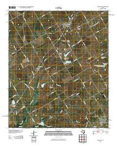 Penelope Texas Historical topographic map, 1:24000 scale, 7.5 X 7.5 Minute, Year 2010