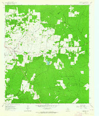 Pennington Texas Historical topographic map, 1:24000 scale, 7.5 X 7.5 Minute, Year 1963