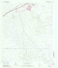 Penwell Texas Historical topographic map, 1:24000 scale, 7.5 X 7.5 Minute, Year 1964