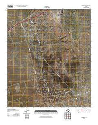 Penwell Texas Historical topographic map, 1:24000 scale, 7.5 X 7.5 Minute, Year 2010