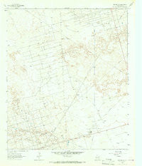Penwell SE Texas Historical topographic map, 1:24000 scale, 7.5 X 7.5 Minute, Year 1964