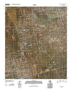 Penwell SE Texas Historical topographic map, 1:24000 scale, 7.5 X 7.5 Minute, Year 2010