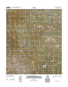 Penwell SE Texas Historical topographic map, 1:24000 scale, 7.5 X 7.5 Minute, Year 2012