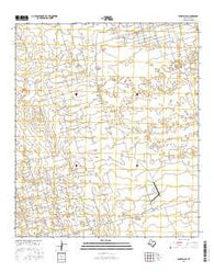 Penwell SE Texas Current topographic map, 1:24000 scale, 7.5 X 7.5 Minute, Year 2016