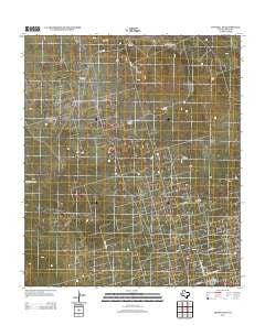 Penwell SW Texas Historical topographic map, 1:24000 scale, 7.5 X 7.5 Minute, Year 2012