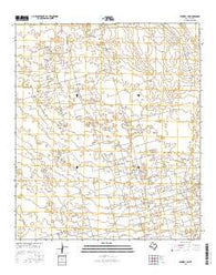Penwell SW Texas Current topographic map, 1:24000 scale, 7.5 X 7.5 Minute, Year 2016