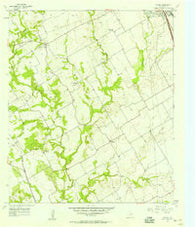 Peoria Texas Historical topographic map, 1:24000 scale, 7.5 X 7.5 Minute, Year 1957