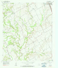 Peoria Texas Historical topographic map, 1:24000 scale, 7.5 X 7.5 Minute, Year 1957