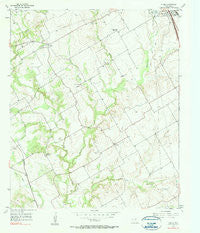 Peoria Texas Historical topographic map, 1:24000 scale, 7.5 X 7.5 Minute, Year 1957